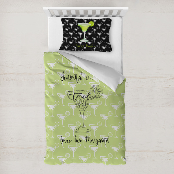 Custom Margarita Lover Toddler Bedding w/ Name or Text