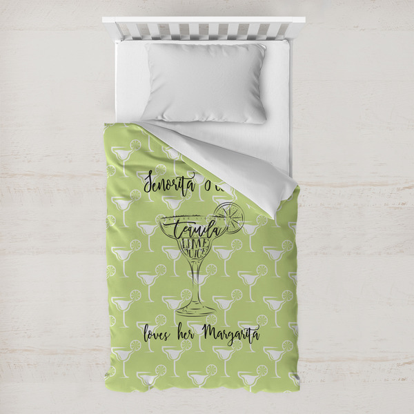 Custom Margarita Lover Toddler Duvet Cover w/ Name or Text
