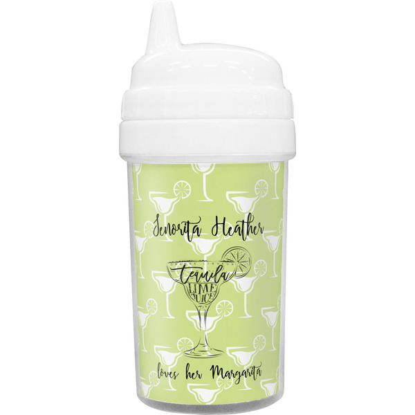 Custom Margarita Lover Toddler Sippy Cup (Personalized)