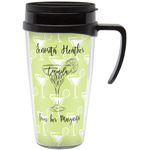 Margarita Lover Acrylic Travel Mug with Handle (Personalized)