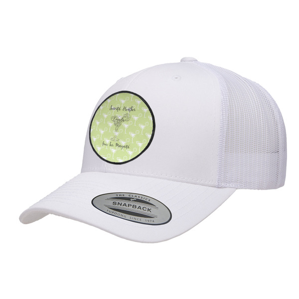 Custom Margarita Lover Trucker Hat - White (Personalized)