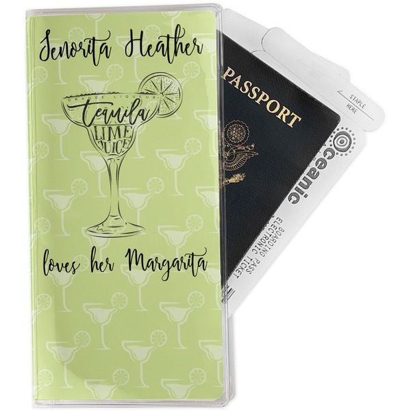 Custom Margarita Lover Travel Document Holder