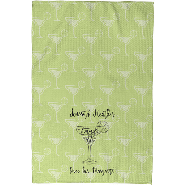 Margarita Lover Waffle Weave Towel - Full Color Print - Approval Image