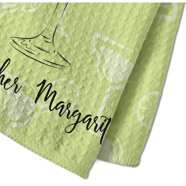 Margarita Lover Waffle Weave Towel - Closeup of Material Image