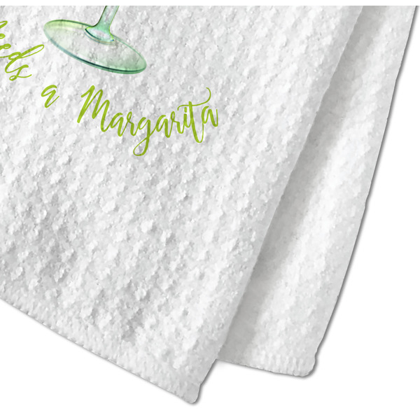 Margarita Lover Waffle Weave Towel - Closeup of Material Image