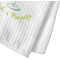 Margarita Lover Waffle Weave Towel - Closeup of Material Image