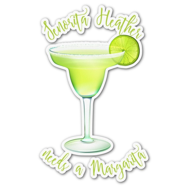 Custom Margarita Lover Graphic Decal - Medium (Personalized)