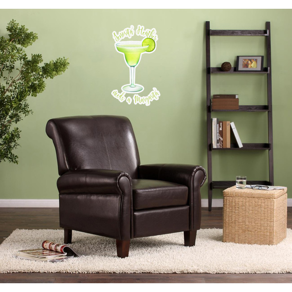 Margarita Lover Wall Graphic on Living Room Wall