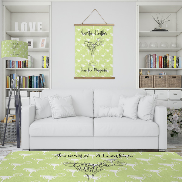Margarita Lover Wall Hanging Tapestry - Portrait - IN CONTEXT