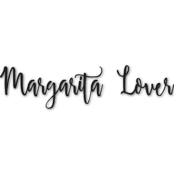 Custom Margarita Lover Name/Text Decal - Large (Personalized)