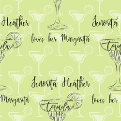 Margarita Lover Wallpaper & Surface Covering (Water Activated 24"x 24" Sample)