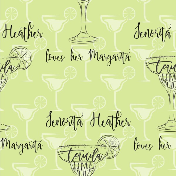 Custom Margarita Lover Wallpaper & Surface Covering (Water Activated 24"x 24" Sample)
