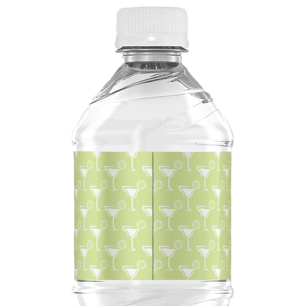 Margarita Lover Water Bottle Label - Back View