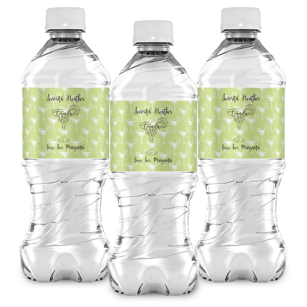 Margarita Lover Water Bottle Labels - Front View