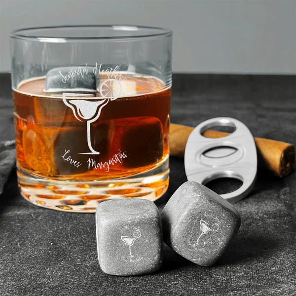 Margarita Lover Whiskey Stones - Set of 9 - In Context