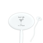 Margarita Lover Oval Plastic Stir Sticks (Personalized)