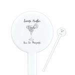 Margarita Lover Round Plastic Stir Sticks (Personalized)