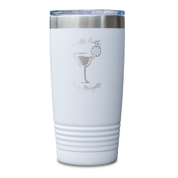Margarita Lover White Polar Camel Tumbler - 20oz - Single Sided - Approval
