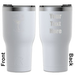 Margarita Lover RTIC Tumbler - White - Engraved Front & Back (Personalized)