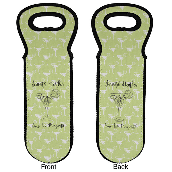 Margarita Lover Wine Tote Front & Back