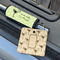 Margarita Lover Wood Luggage Tags - Square - Lifestyle