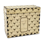 Margarita Lover Wood Recipe Box - Laser Engraved (Personalized)