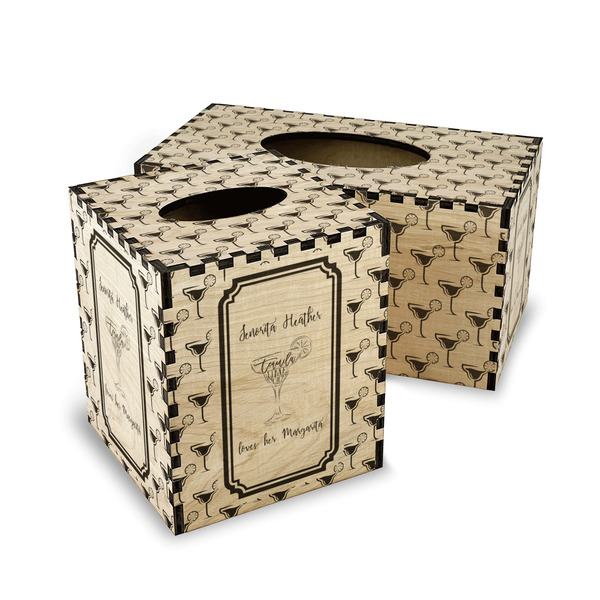 Margarita Lover Wood Tissue Box Covers - Parent/Main