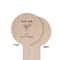 Margarita Lover Wooden 6" Food Pick - Round - Single Sided - Front & Back