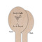 Margarita Lover Wooden Food Pick - Oval - Single Sided - Front & Back