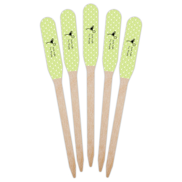 Margarita Lover Wooden Food Pick - Paddle - Fan View