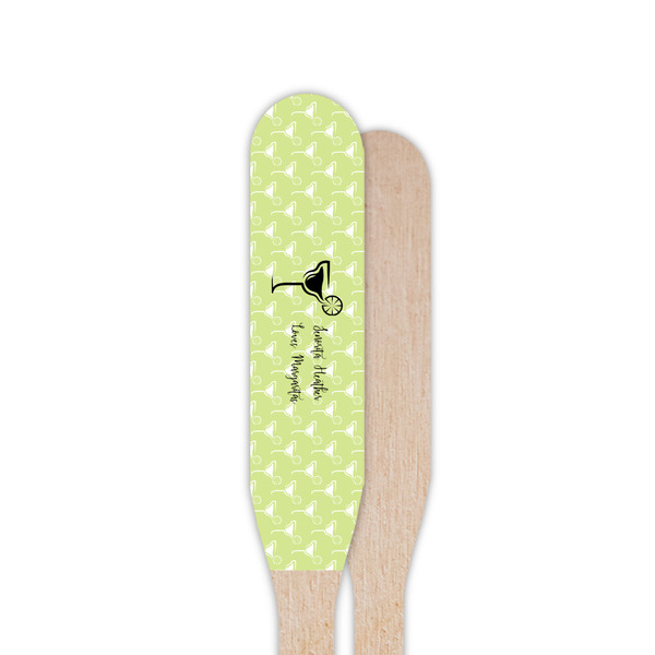 Margarita Lover Wooden Food Pick - Paddle - Single Sided - Front & Back