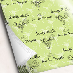 Margarita Lover Wrapping Paper Sheets - Single-Sided - 20" x 28" (Personalized)