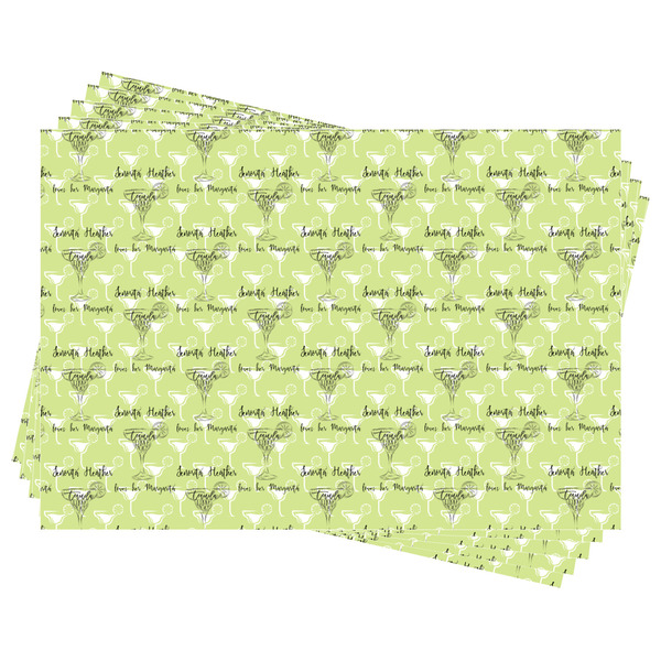 Margarita Lover Wrapping Paper - Front & Back - Sheets Approval