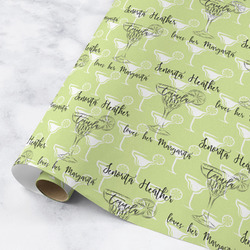 Margarita Lover Wrapping Paper Roll - Medium - Matte (Personalized)