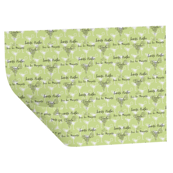 Custom Margarita Lover Wrapping Paper Sheets - Double-Sided - 20" x 28" (Personalized)