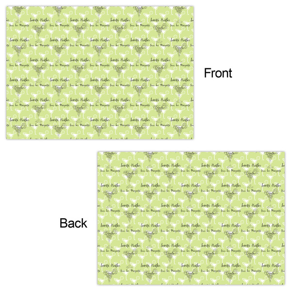 Margarita Lover Wrapping Paper Sheet - Double Sided - Front & Back