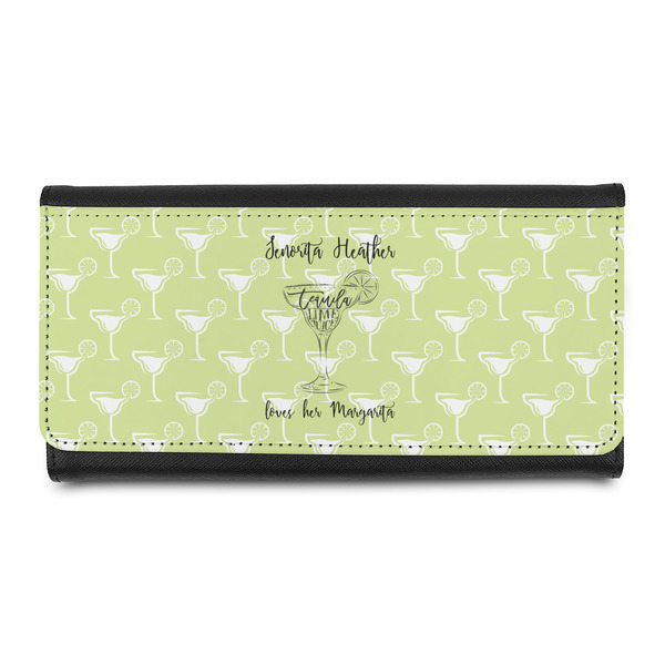 Custom Margarita Lover Leatherette Ladies Wallet (Personalized)
