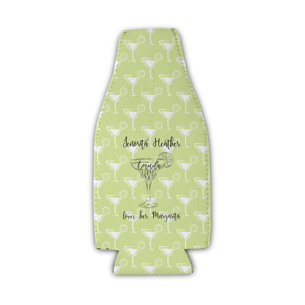 Margarita Lover Zipper Bottle Cooler - Set of 4 - FRONT