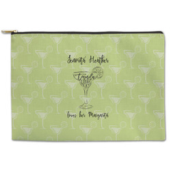 Margarita Lover Zipper Pouch - Large - 12.5"x8.5" (Personalized)
