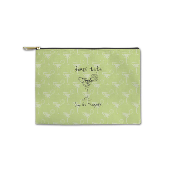 Custom Margarita Lover Zipper Pouch - Small - 8.5"x6" (Personalized)