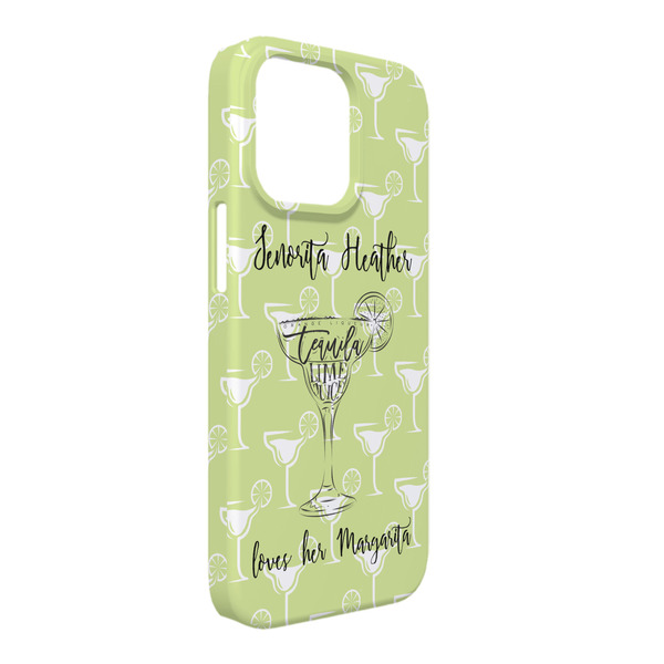 Custom Margarita Lover iPhone Case - Plastic - iPhone 13 Pro Max (Personalized)