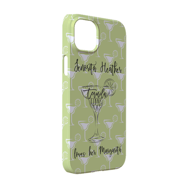 Custom Margarita Lover iPhone Case - Plastic - iPhone 14 (Personalized)