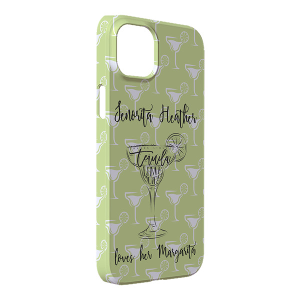 Custom Margarita Lover iPhone Case - Plastic - iPhone 14 Pro Max (Personalized)