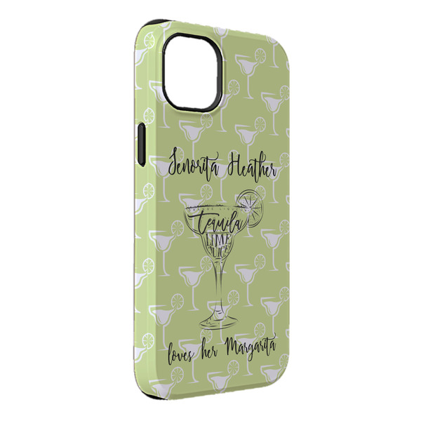 Custom Margarita Lover iPhone Case - Rubber Lined - iPhone 14 Pro Max (Personalized)