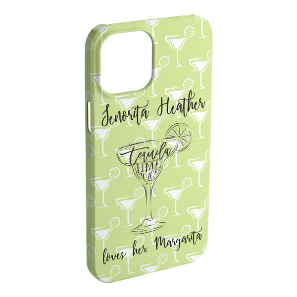Custom Margarita Lover iPhone Case - Plastic - iPhone 15 Plus (Personalized)