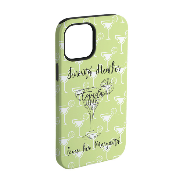 Custom Margarita Lover iPhone Case - Rubber Lined - iPhone 15 (Personalized)