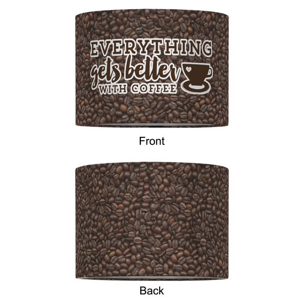 Coffee Addict 12" Drum Lampshade - APPROVAL (Fabric)