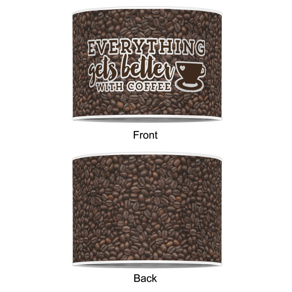 Coffee Addict 12" Drum Lampshade - APPROVAL (Poly Film)