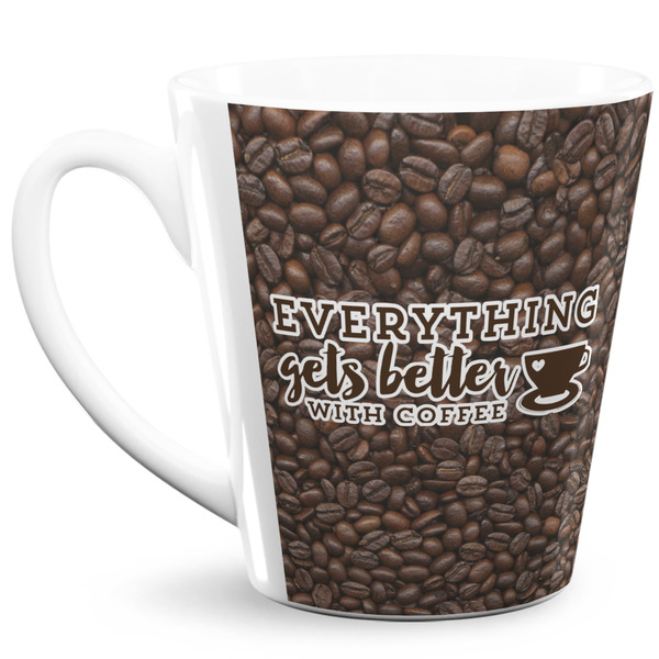 Custom Coffee Addict 12 Oz Latte Mug