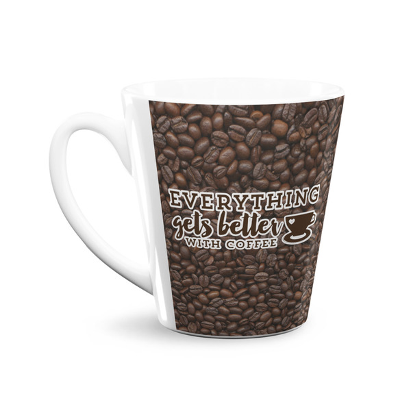 Coffee Addict 12 Oz Latte Mug - Front